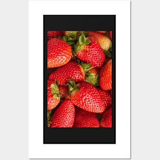 Fresh strawberries Posters and Art